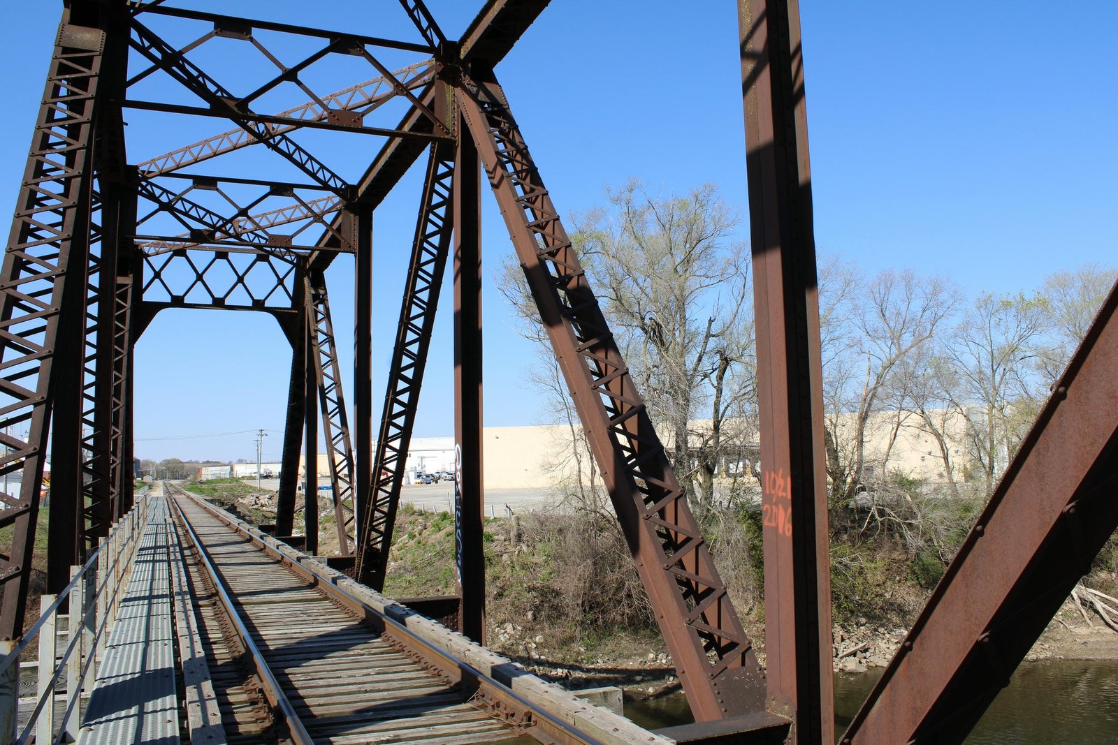 Truss details, south span